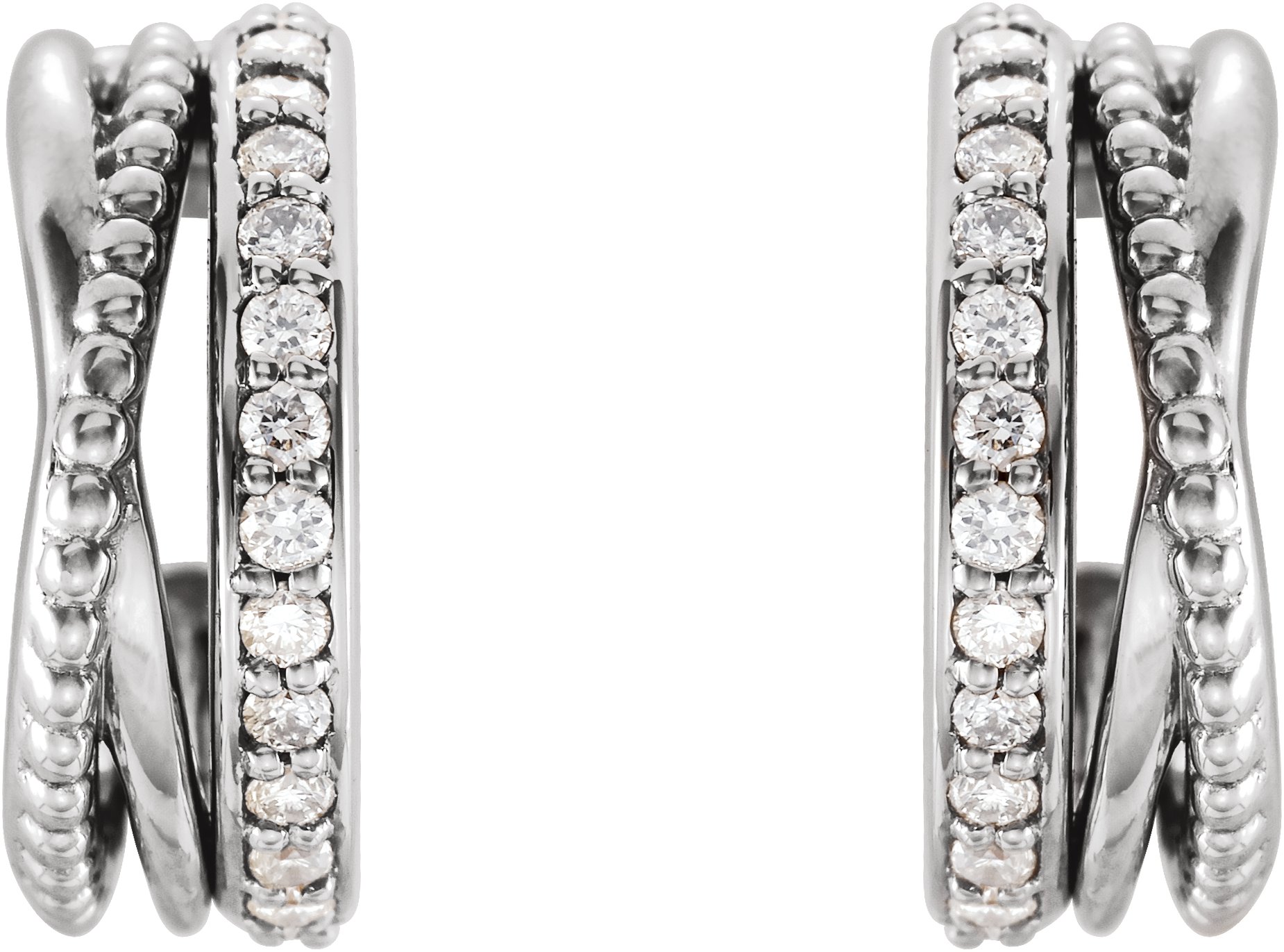 Beaded Hoop Earrings