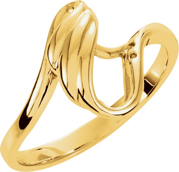 14K Yellow Freeform Remount Ring