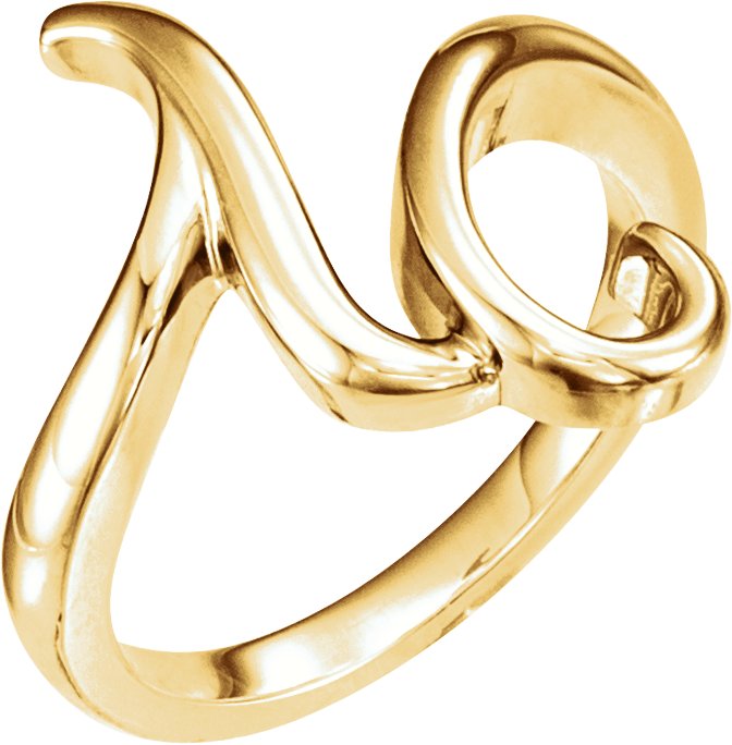 14K Yellow Freeform Ring