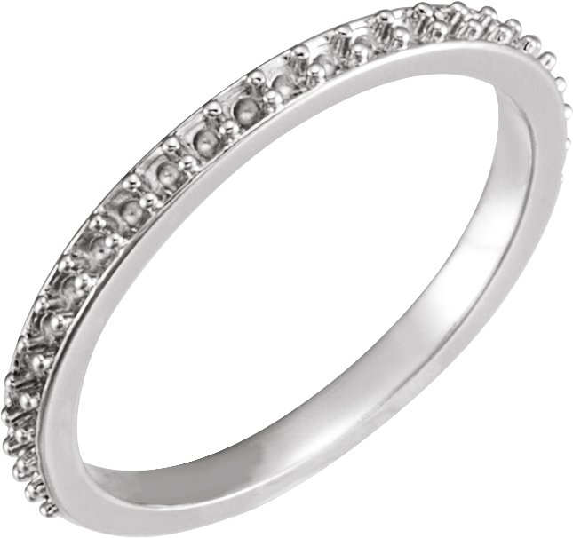 Accented Engagement Ring or Band