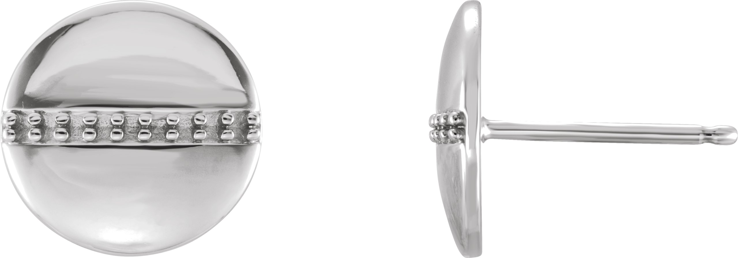 Accented Circle Earrings