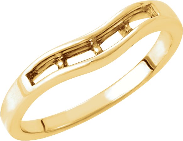 Accented Engagement Ring or Band