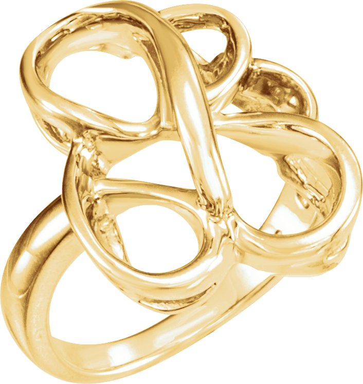 14K Yellow Freeform Ring 