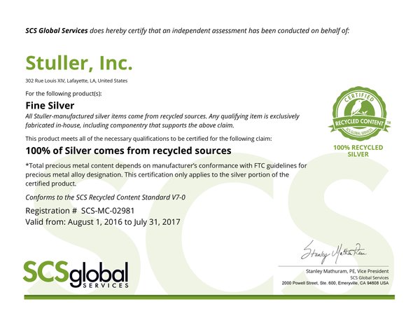 SCS Silver certificate