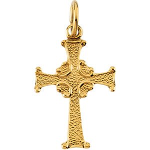 Childrens Cross Pendant 14 x 10mm Ref 672618