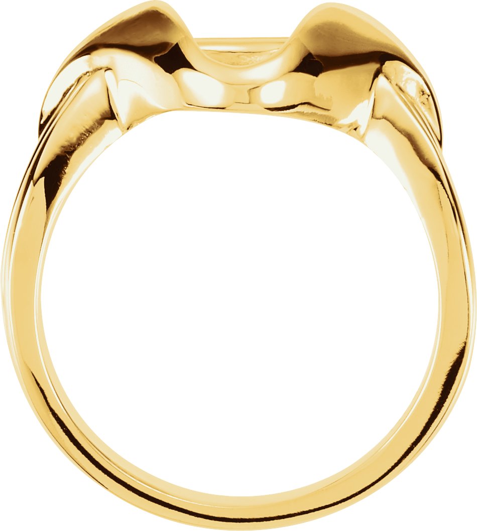 14K Yellow Freeform Remount Ring