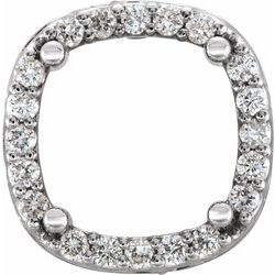 Cushion 4-Prong Halo-Style Pierced Gallery Setting