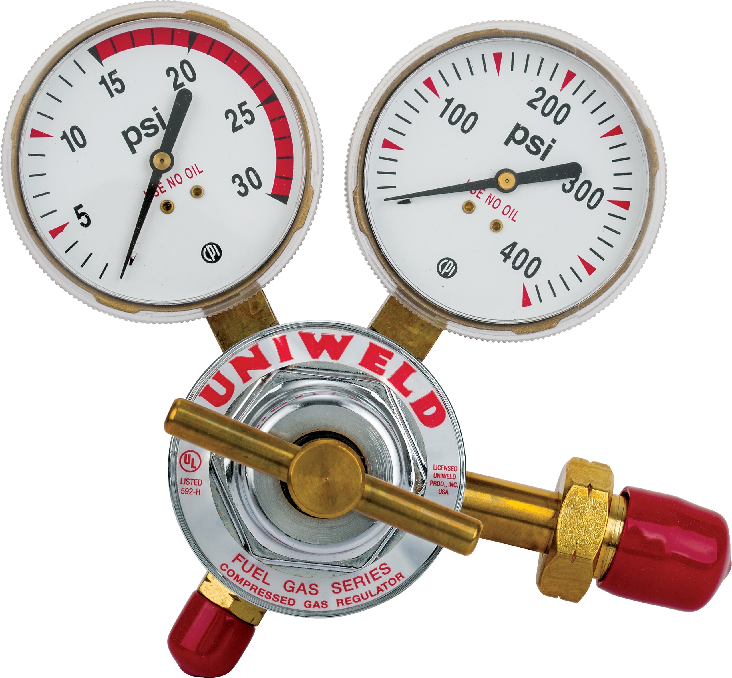 Uniweld® Single Stage Regulators for use with B Tanks