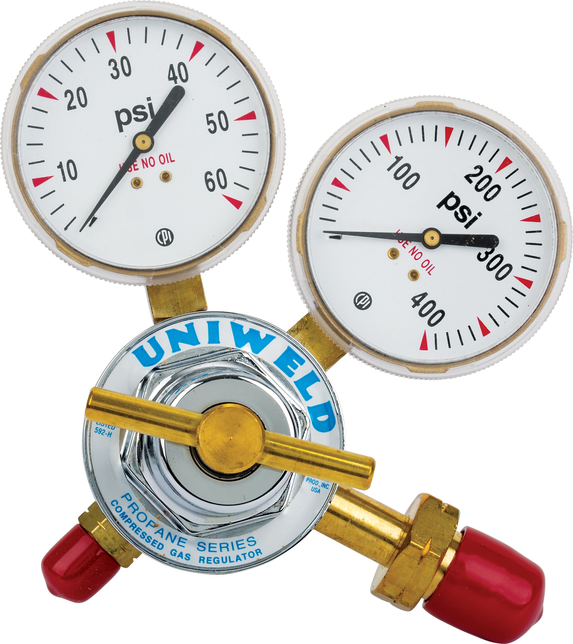 Uniweld® Single Stage Regulators for use with B Tanks