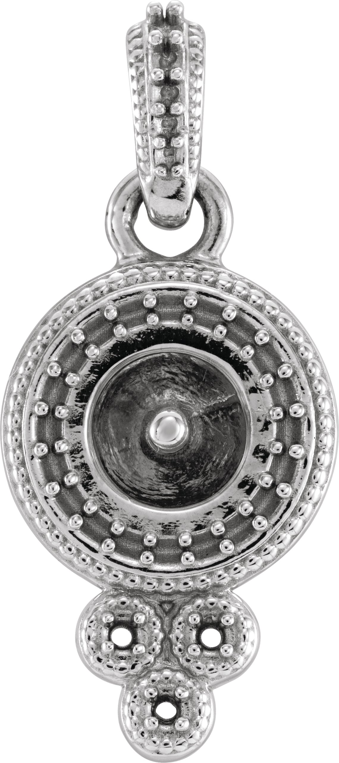 Halo-Style Pearl Pendant