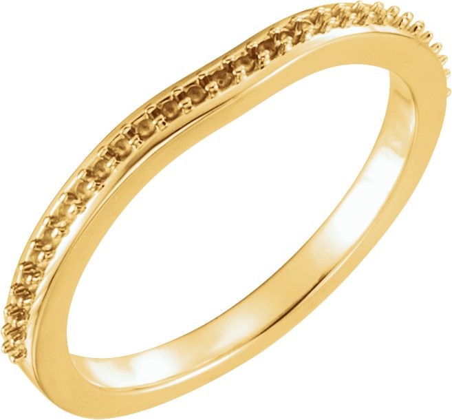 Accented Engagement Ring or Band