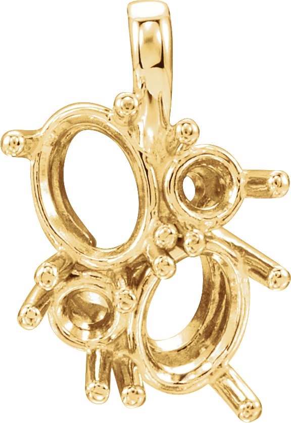 Multi-Shape Cluster Pendant