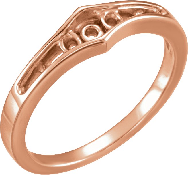 Accented Engagement Ring or Band