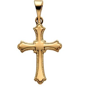 Cross Pendant 15 x 11mm Ref 212498