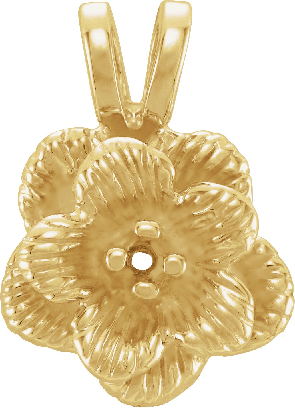 Accented Rose Pendant