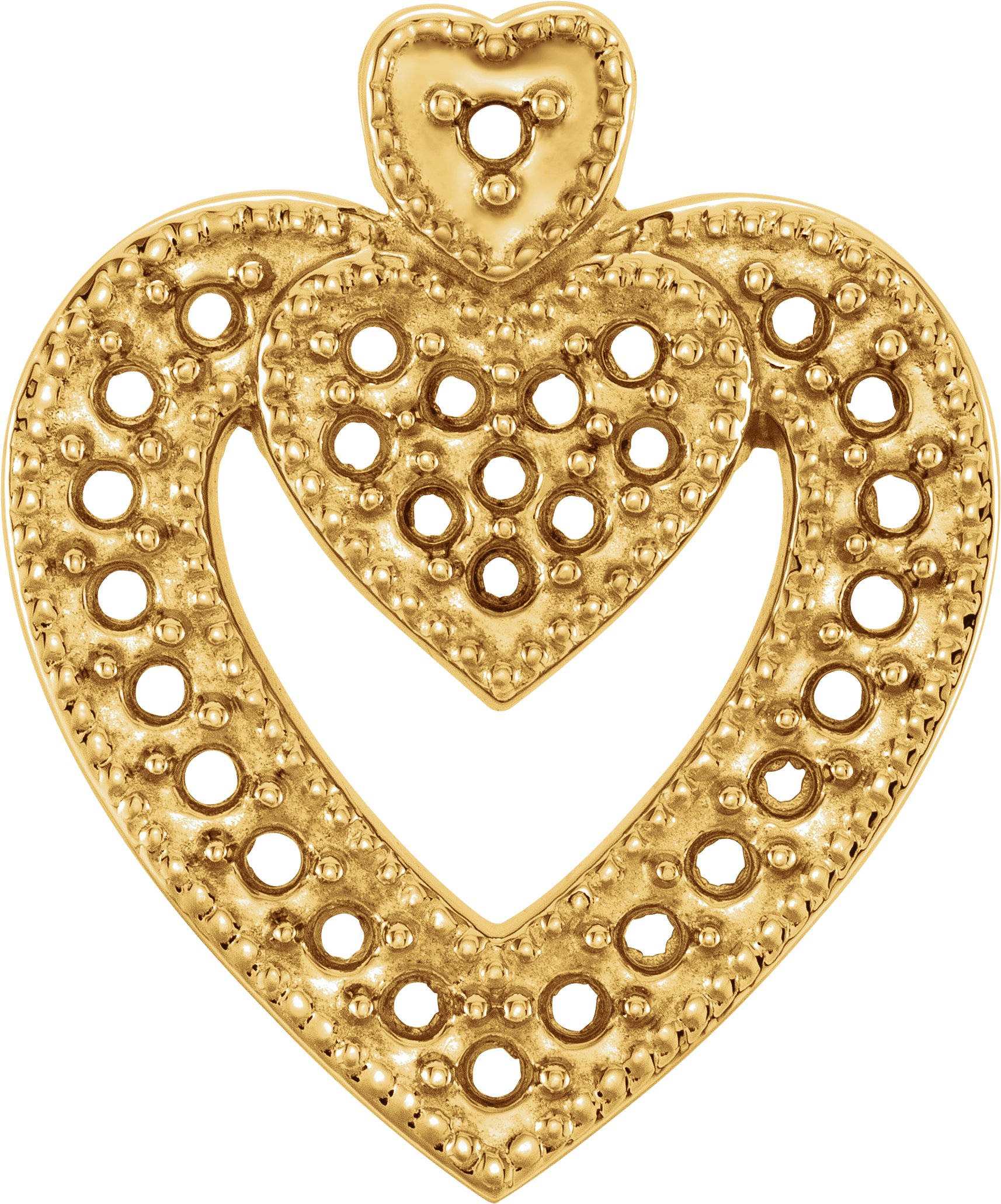Accented Heart Pendant