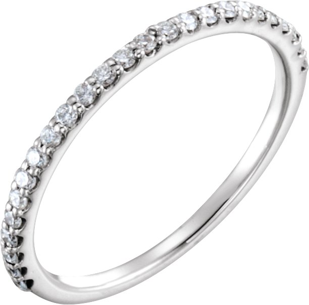 Platinum 1/5 CTW Natural Diamond Band