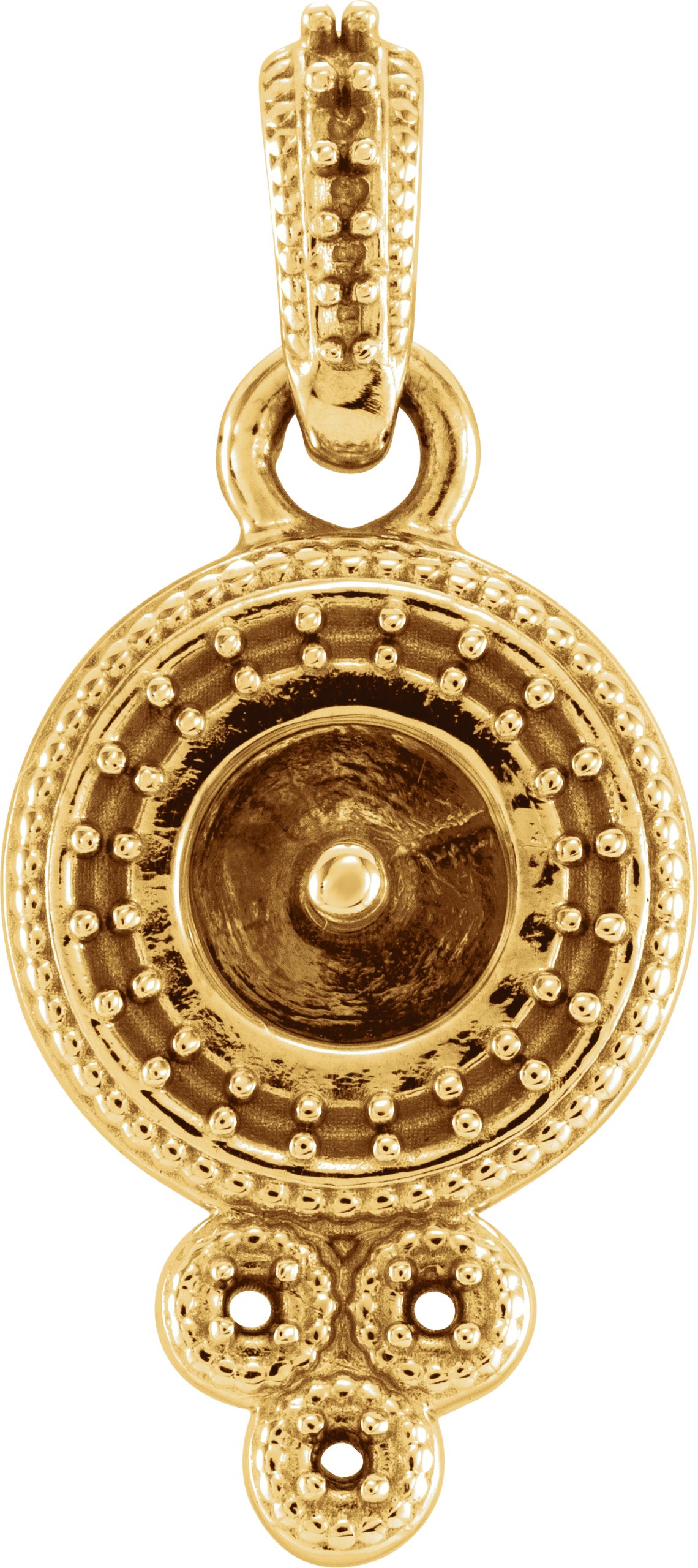Halo-Style Pearl Pendant
