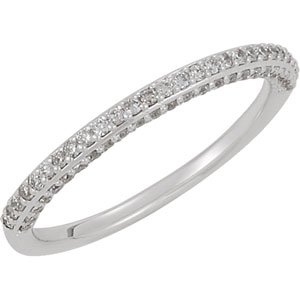 14K White .20 CTW Diamond Band Ref 3263329