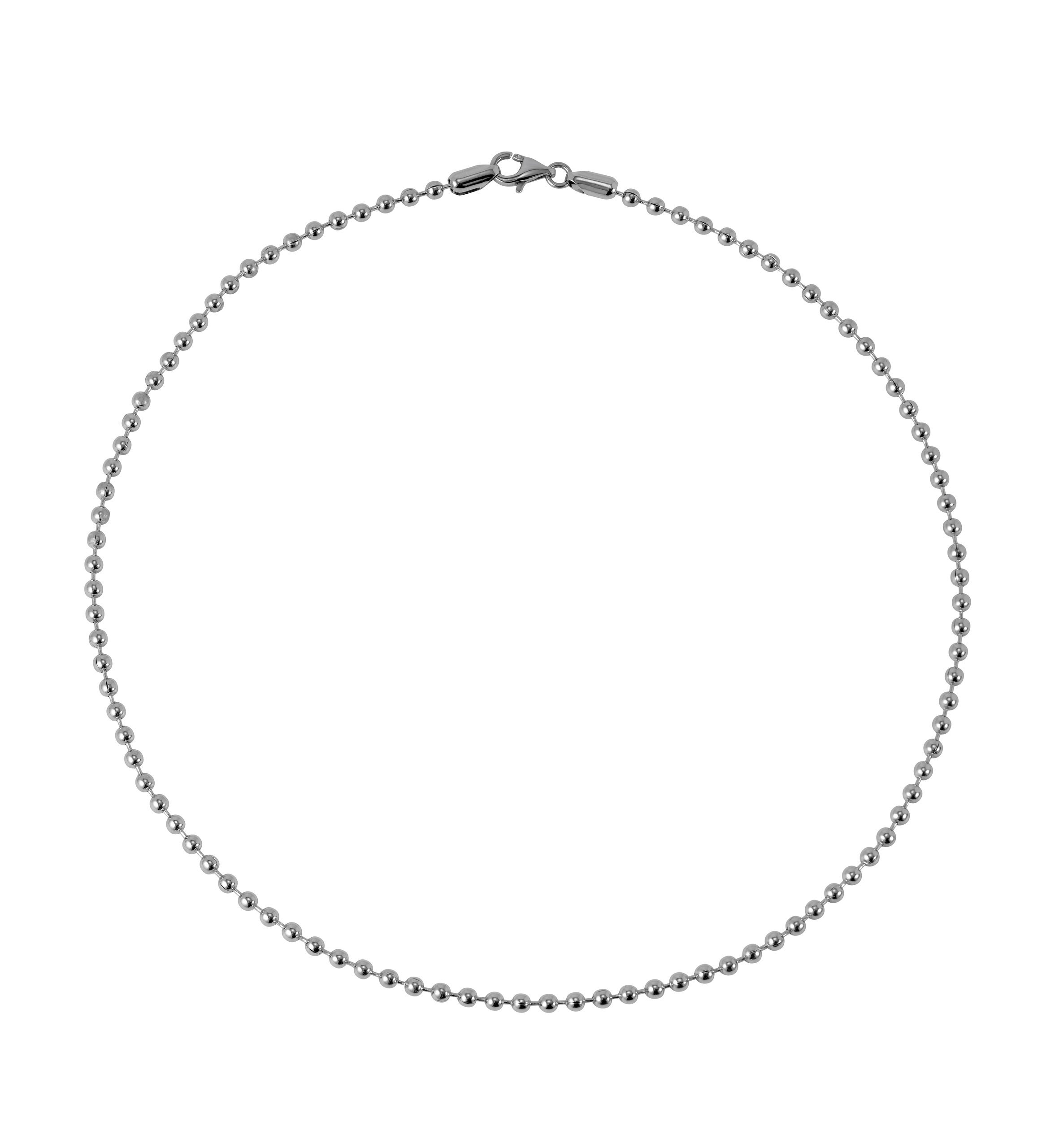 Stainless Steel 2.4 mm Bead 30" Chain