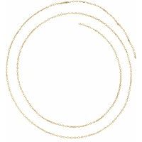 14K Yellow .80 mm Diamond-Cut Cable Chain by the Inch