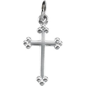 14KW 14 x 10mm Cross Pendant Ref 821441