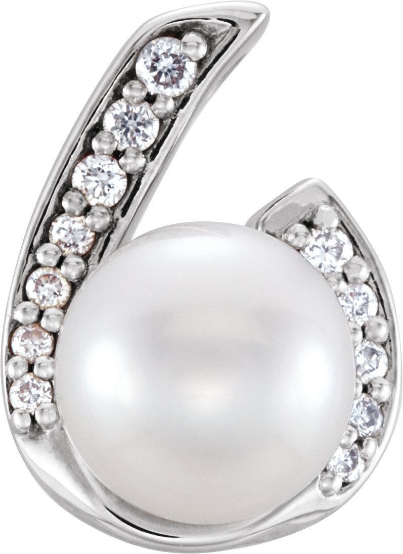 Accented Pearl Pendant