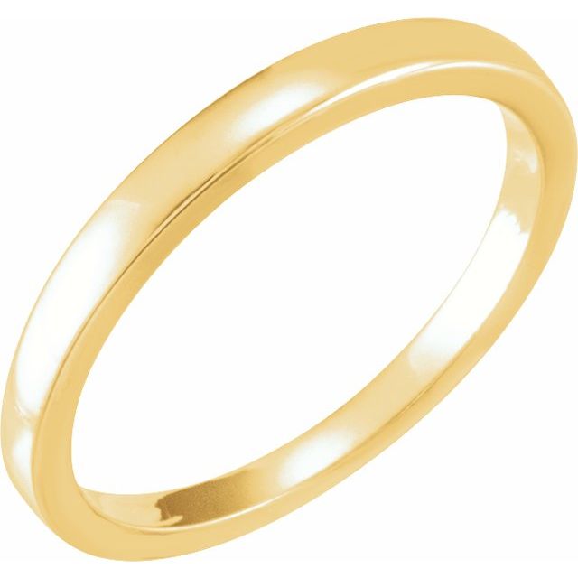 18K Yellow Solstice Solitaire® #4=.25-.33 CT Tapered Bombé Matching Band