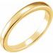 14K Yellow Solstice Solitaire® #13-1.5-2.0 CT Tapered Bombé Matching Band