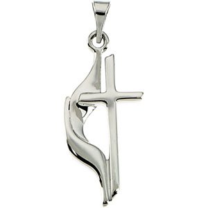 Religious Fashion | Methodist Cross Pendant 