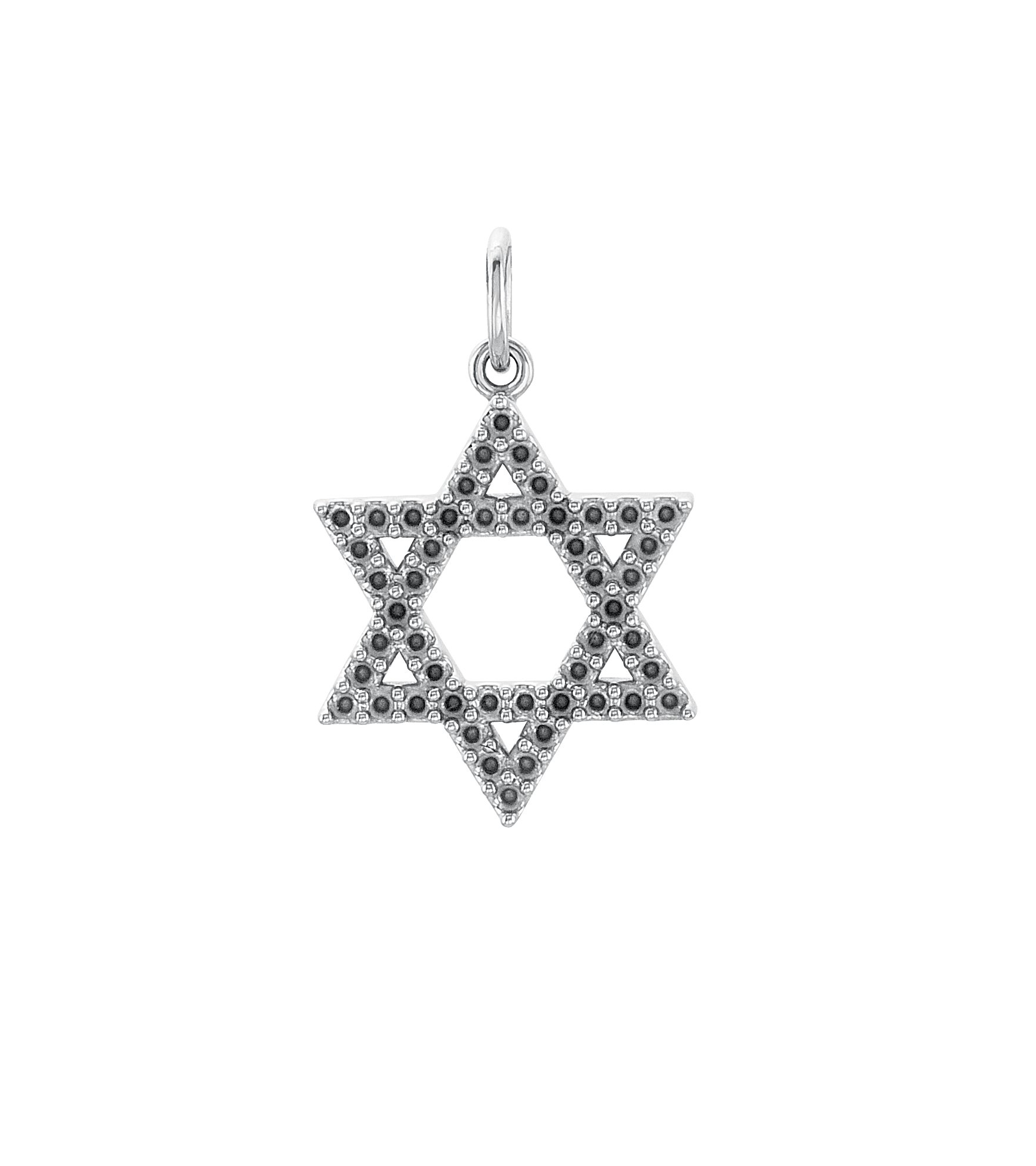 Accented Star of David Necklace or Pendant