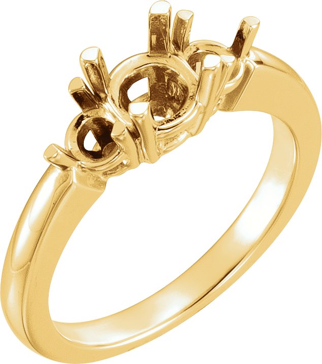 Three-Stone Engagement Ring or Band