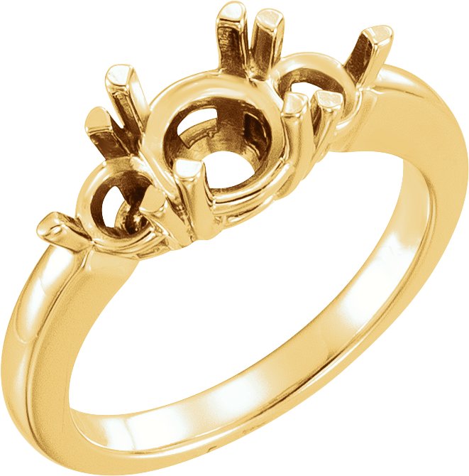 Three-Stone Engagement Ring or Band