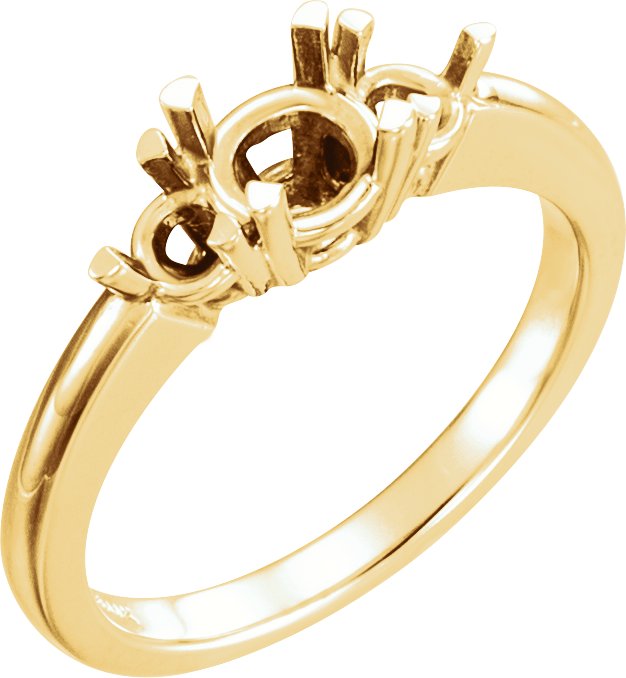 Three-Stone Engagement Ring or Band