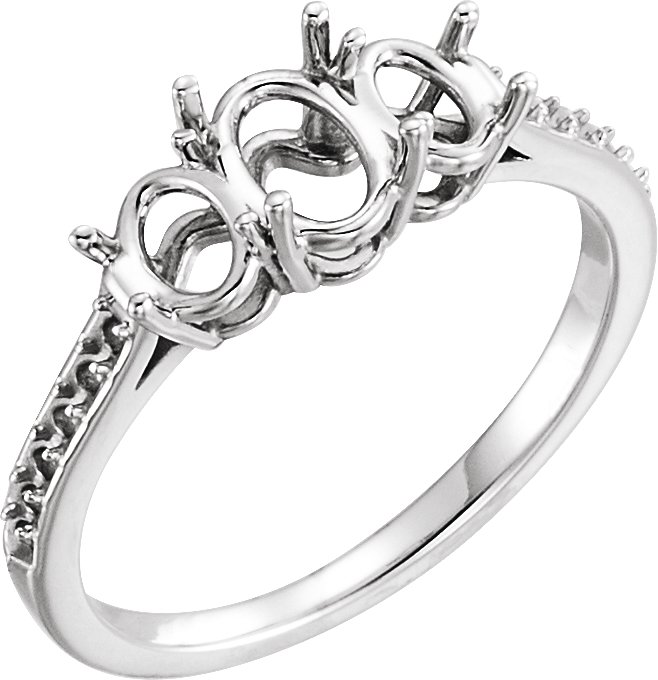 Three-Stone Engagement Ring or Band