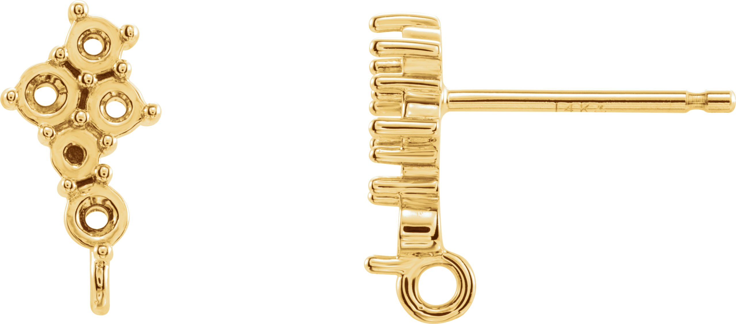 Cluster Earring Top