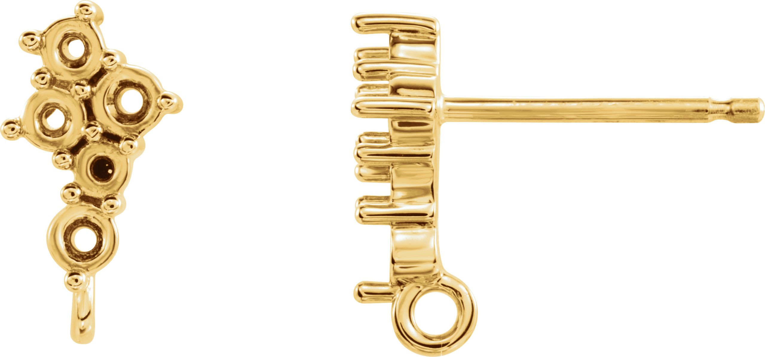 Cluster Earring Top