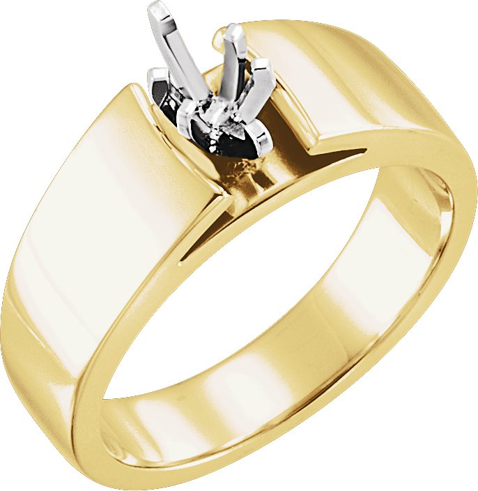 Solitaire Engagement Ring or Band