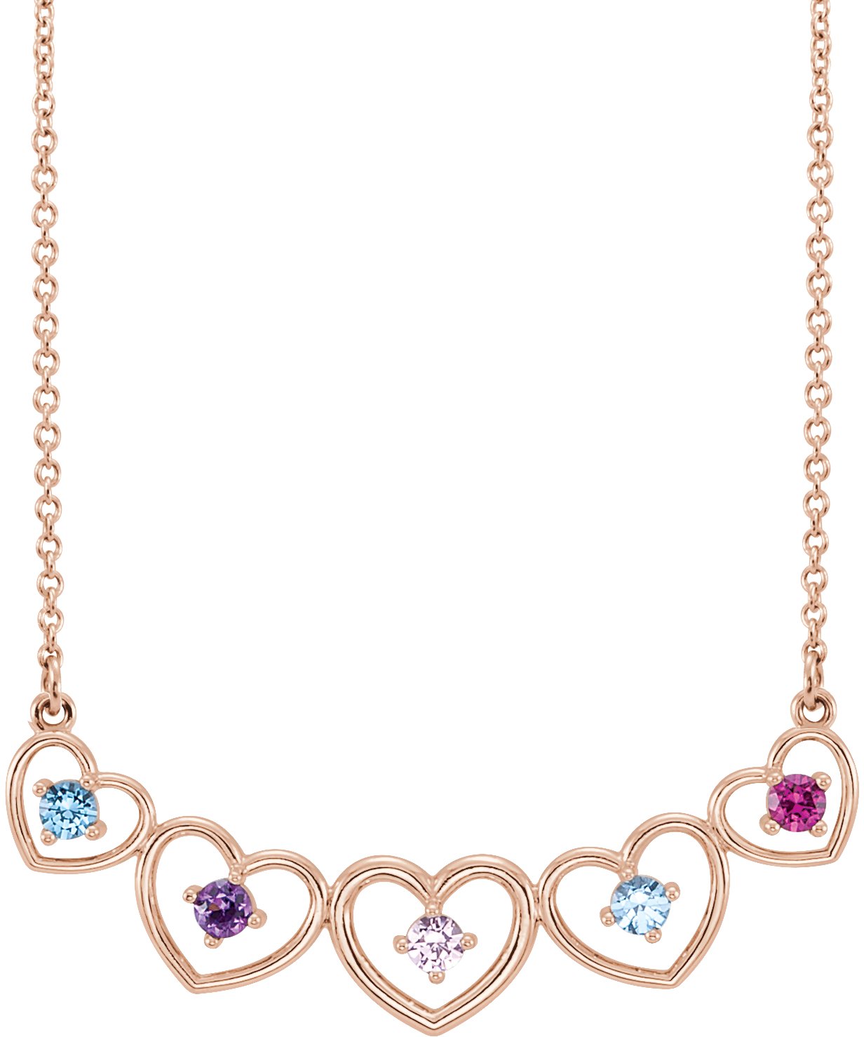 Family Heart Necklace or Center