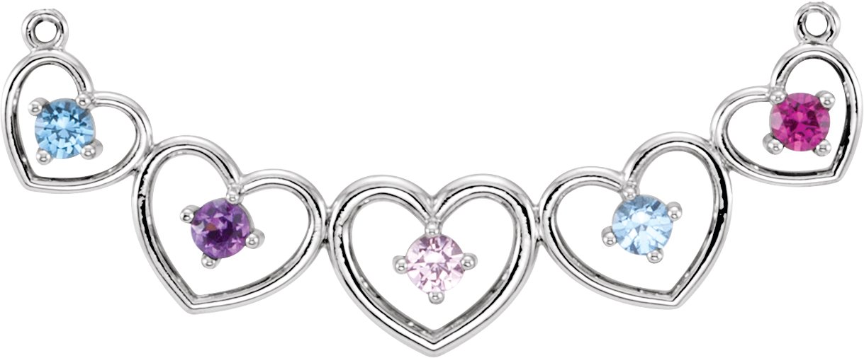 Family Heart Necklace or Center