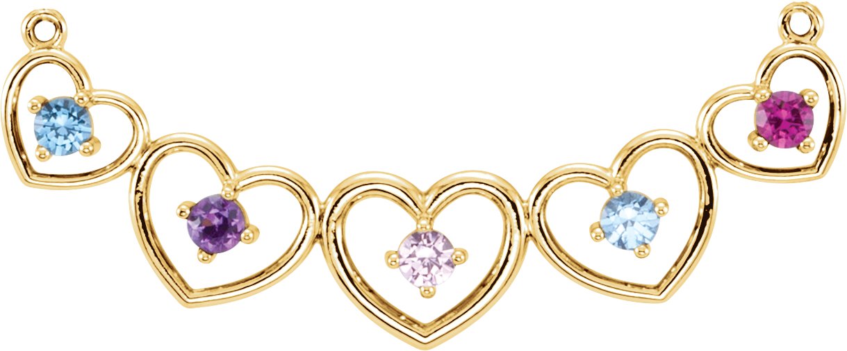 Family Heart Necklace or Center