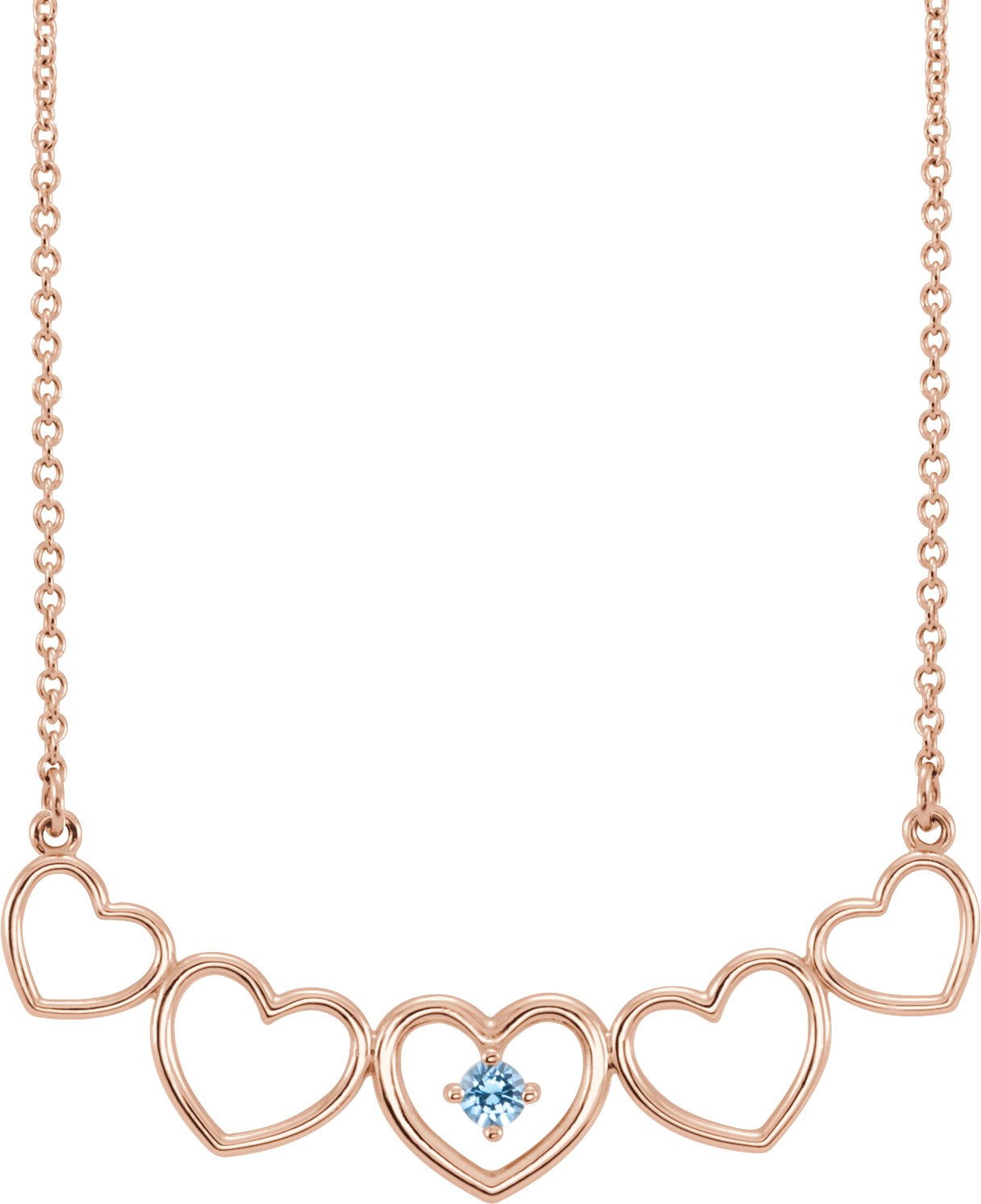 Family Heart Necklace or Center