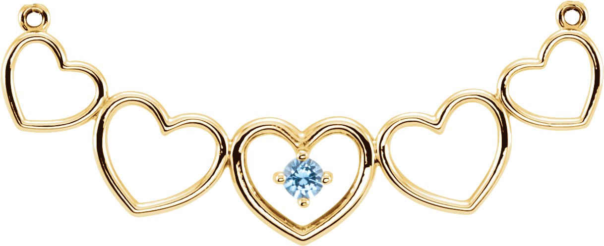 Family Heart Necklace or Center