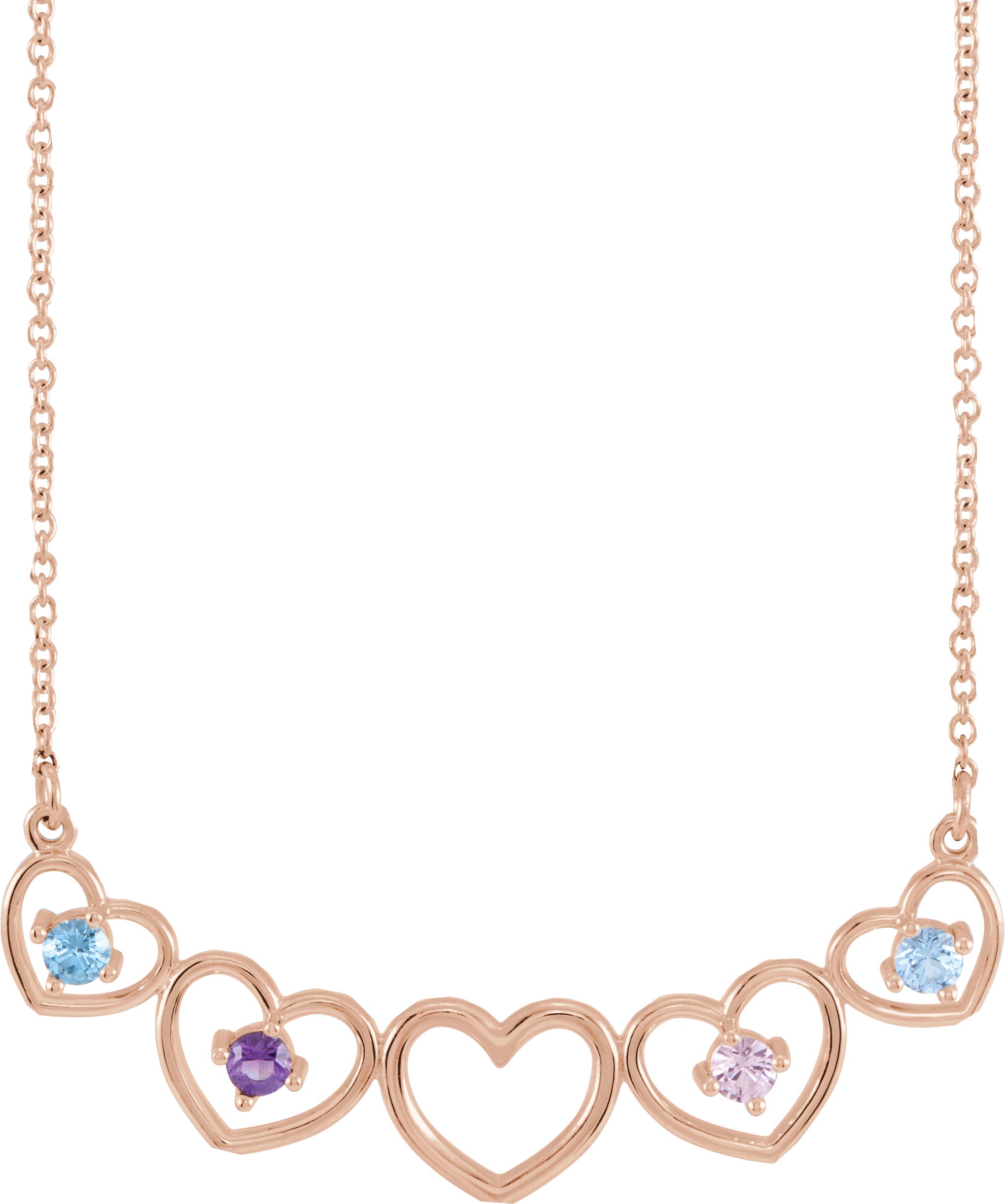 Family Heart Necklace or Center