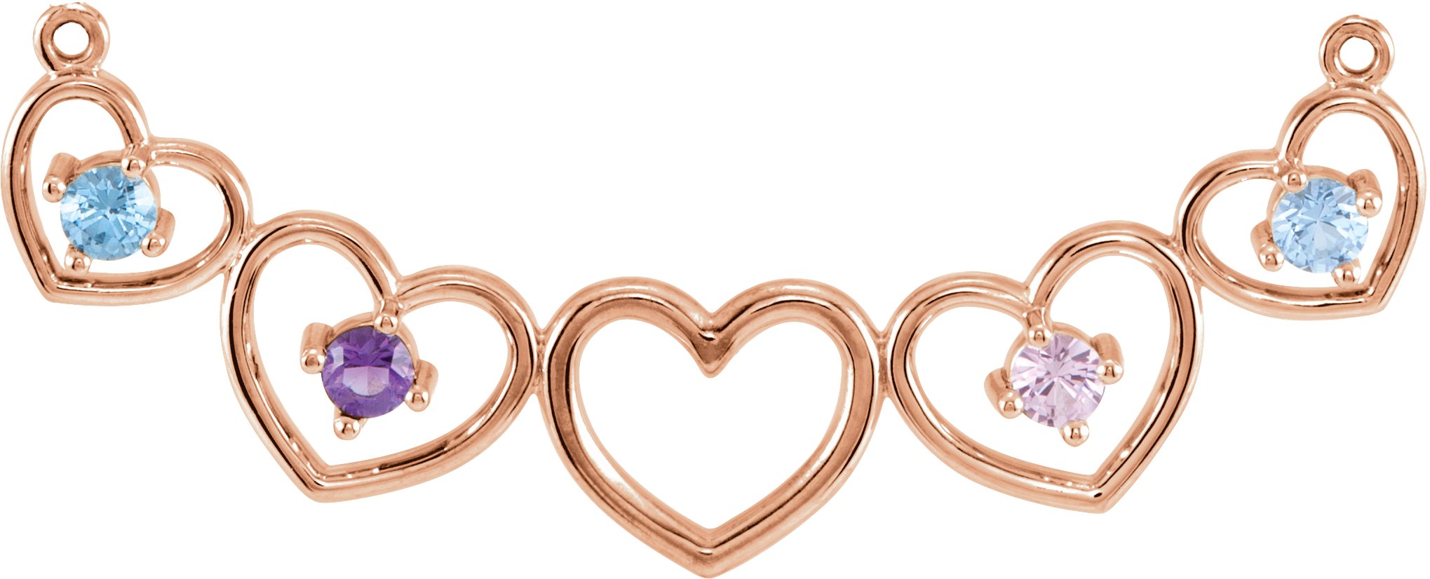 Family Heart Necklace or Center
