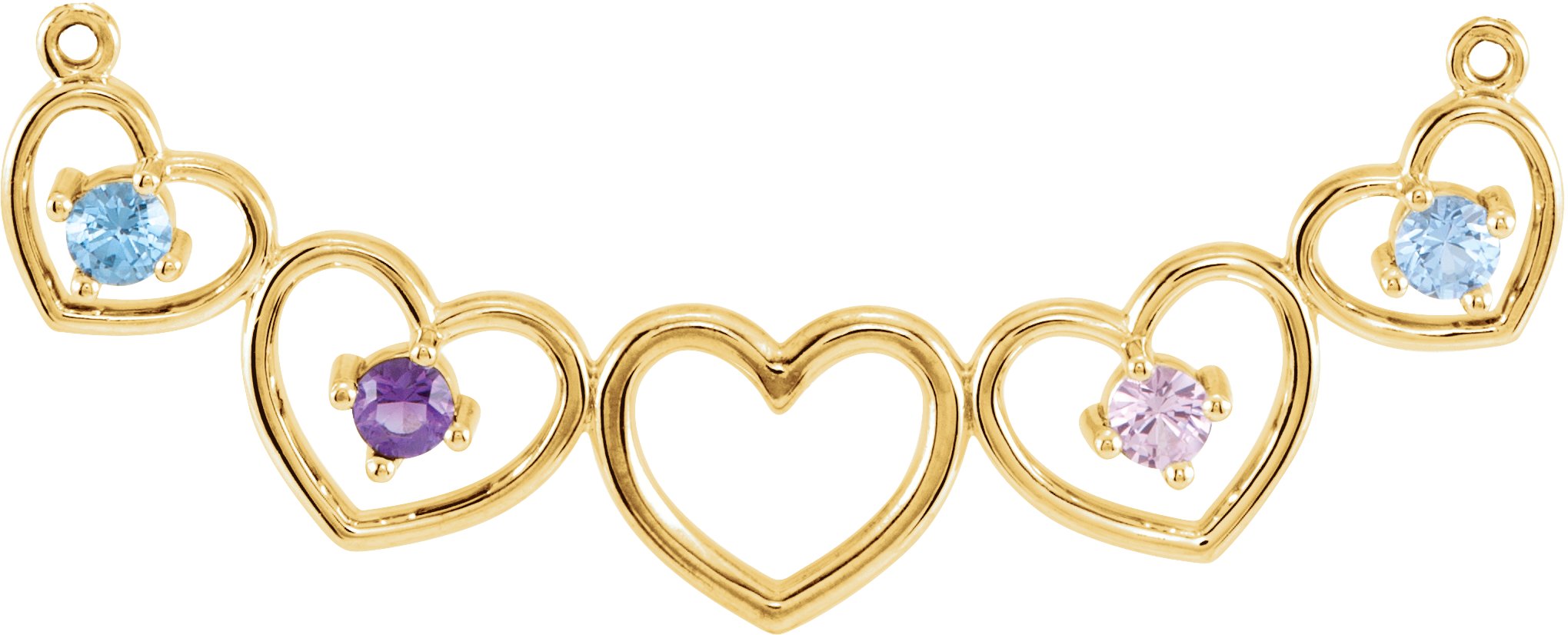 Family Heart Necklace or Center
