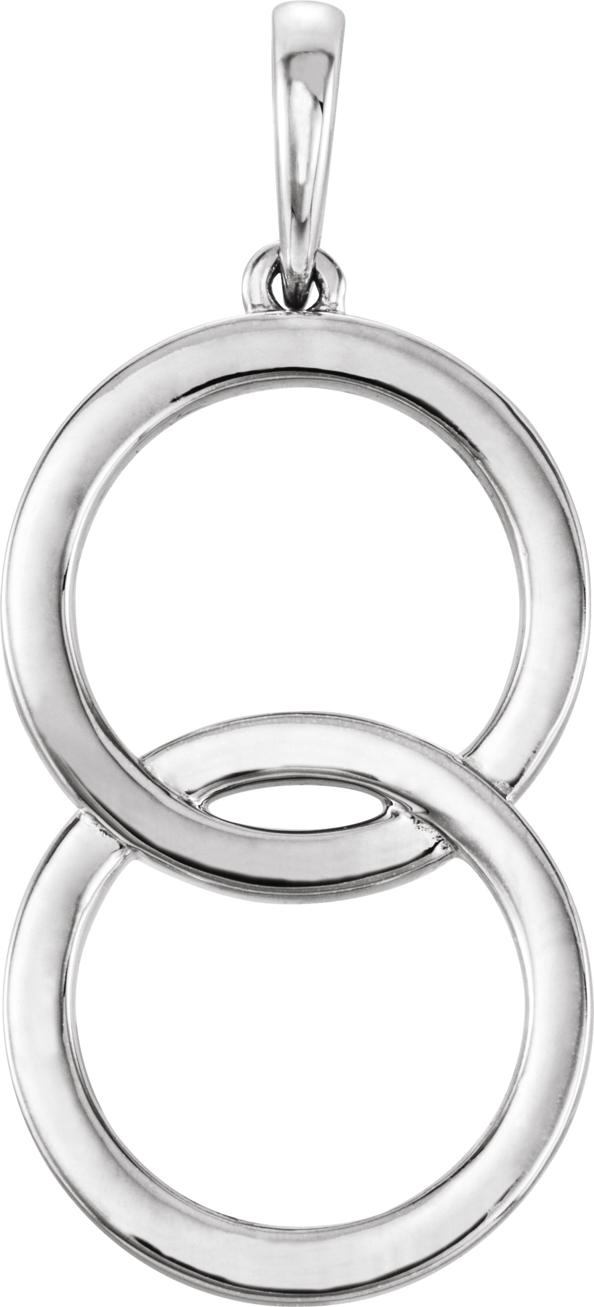 Sterling Silver Interlocking Circle Pendant