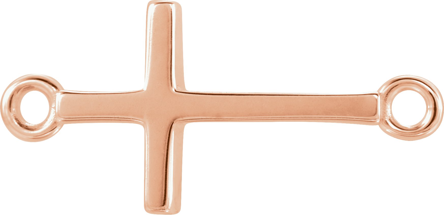 Sideways Cross Necklace or Center