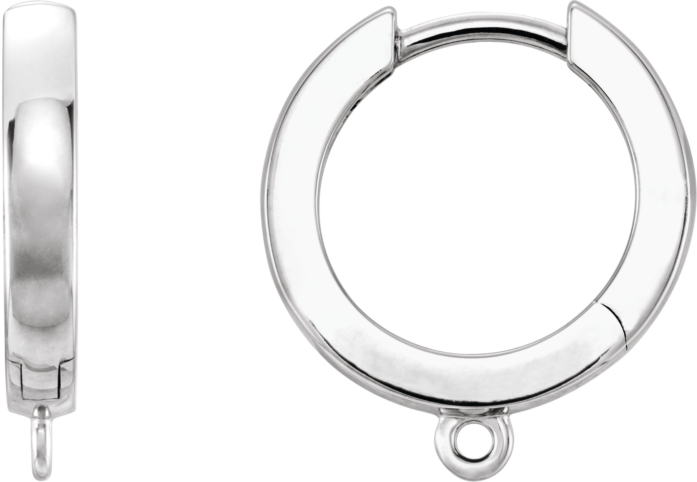 Hinged Hoop Earring Top