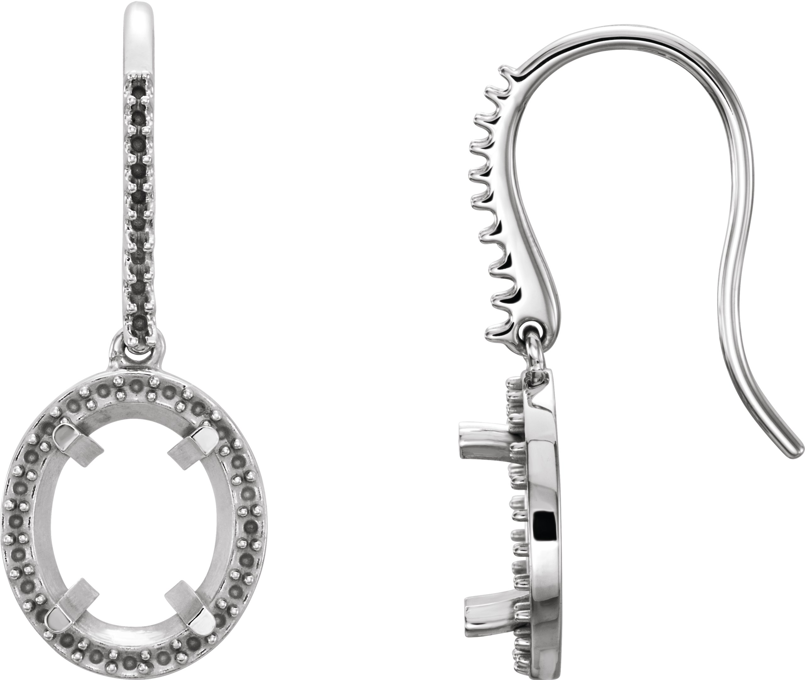Halo-Style Earrings